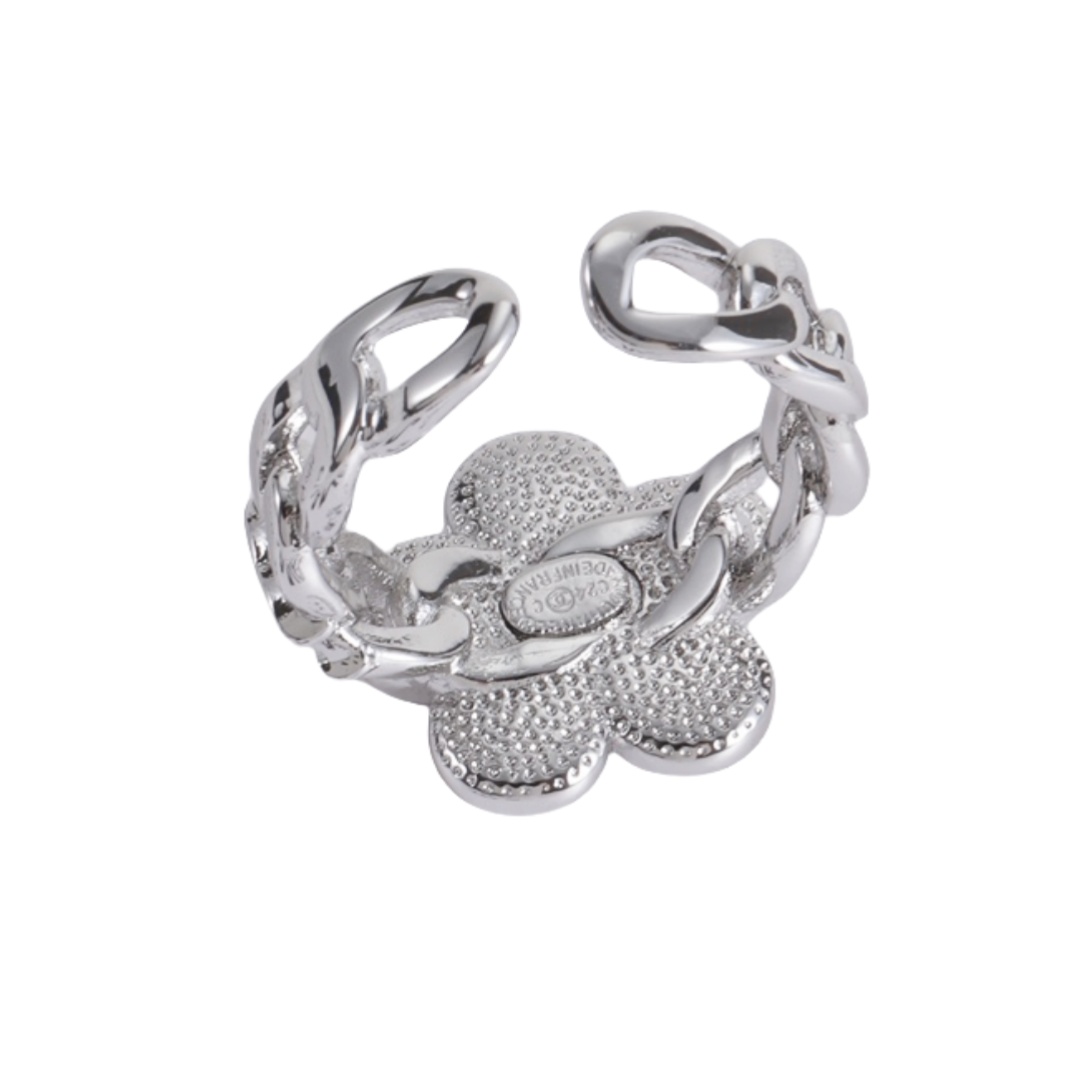 CCR017 Chanel Flower Ring - ccjewelryacc
