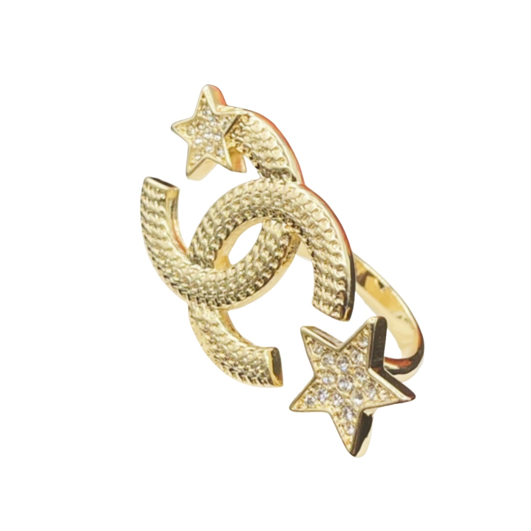 CCR032 Chanel star ring - ccjewelryacc