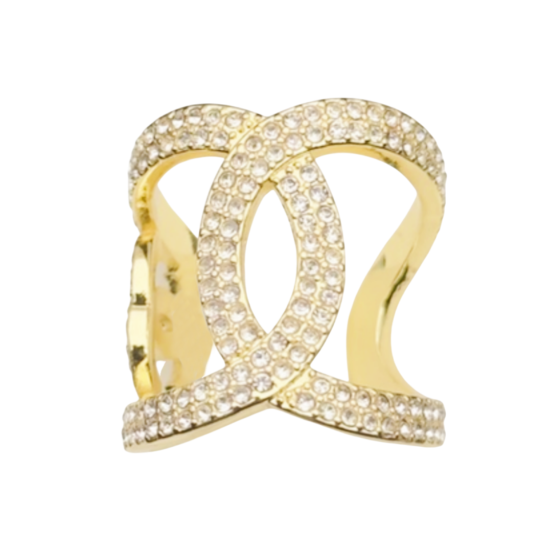 CCR008 chanel cc diamond Ring - ccjewelryacc