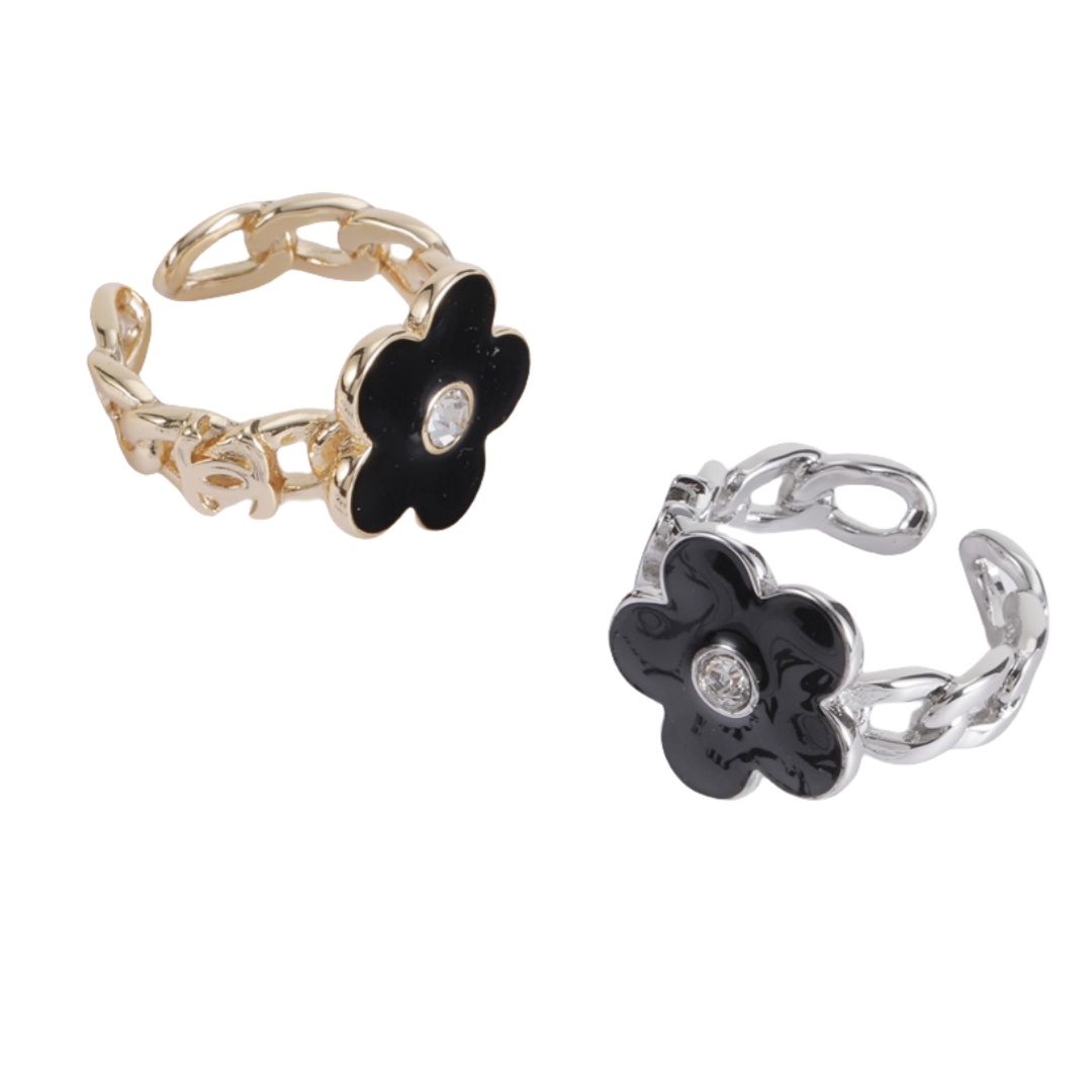 CCR017 Chanel Flower Ring - ccjewelryacc