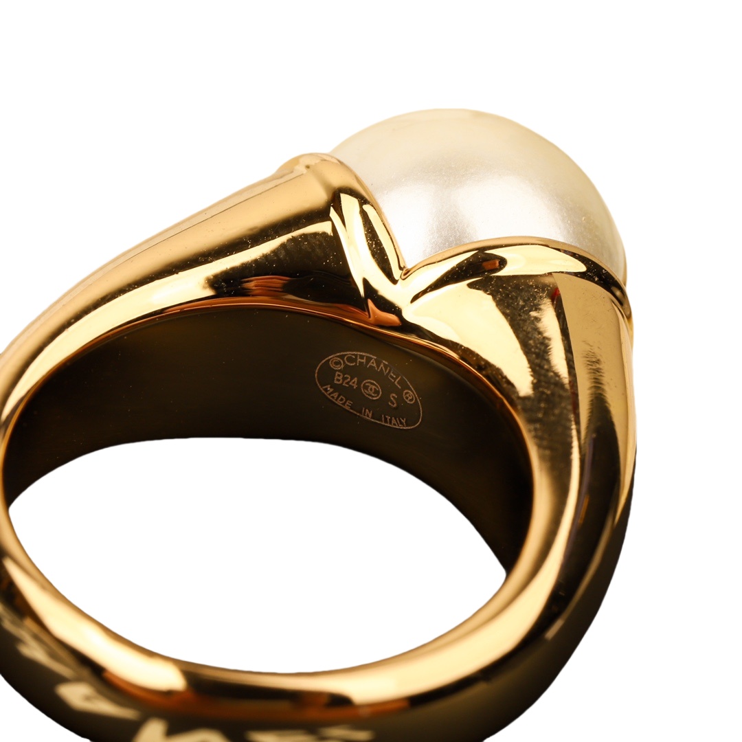 CCR011 Chanel pearl ring - ccjewelryacc