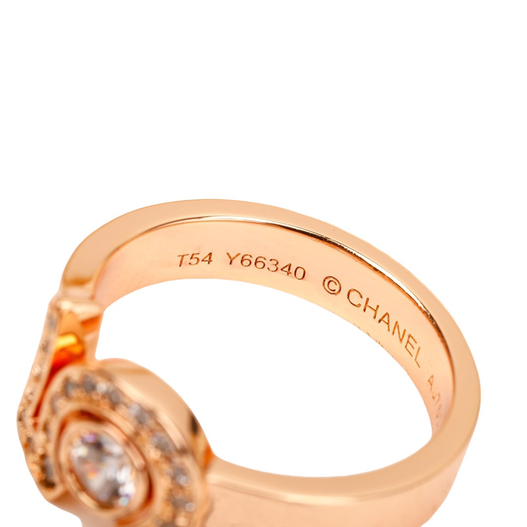 CCRS005  18K White Gold Diamond Eternal No 5 ring - ccjewelryacc