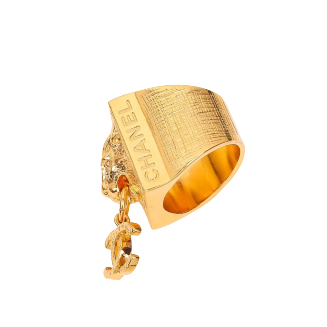 CCR021 Chanel lion heard ring for men - ccjewelryacc