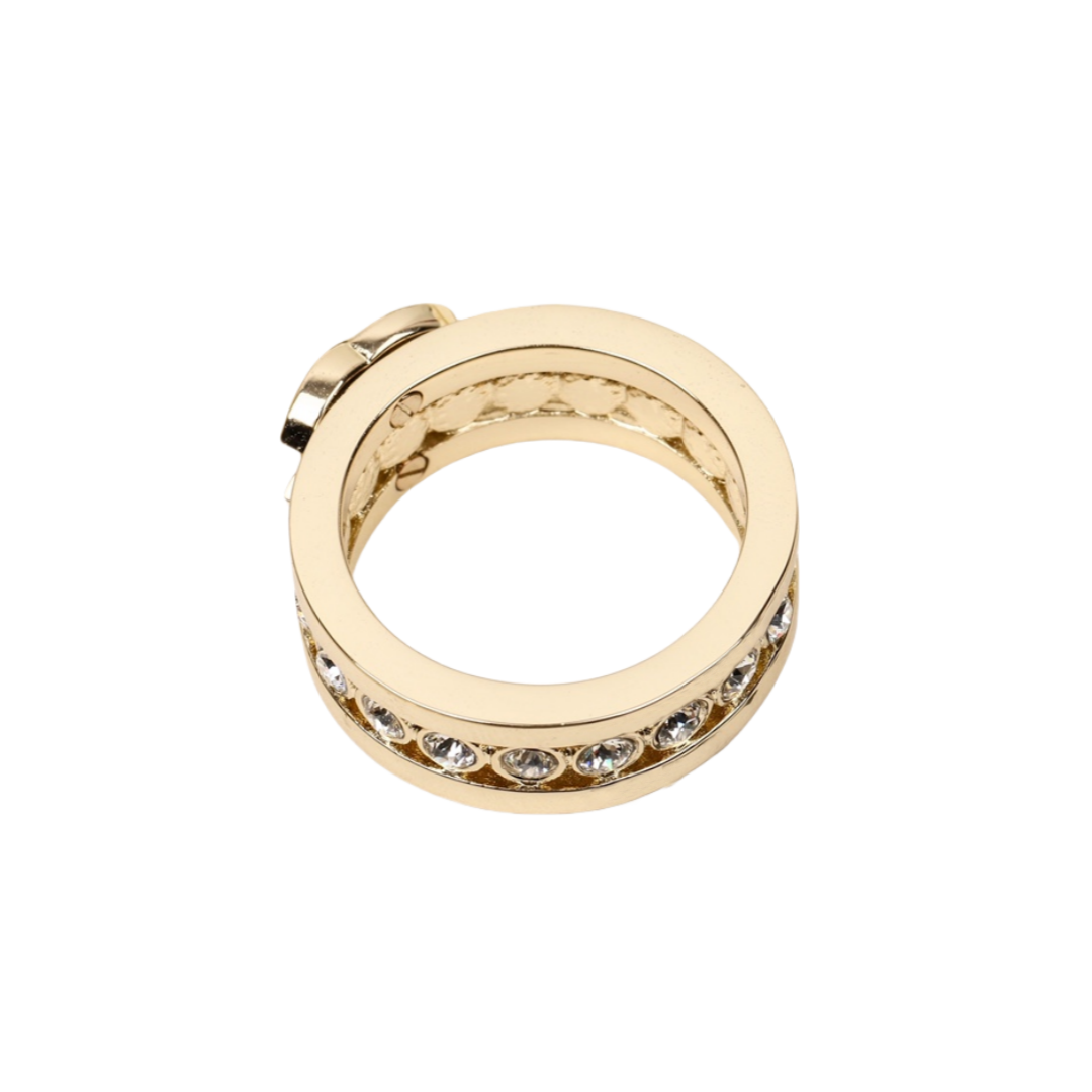 CCR029 Chanel 23K crystal Ring - ccjewelryacc