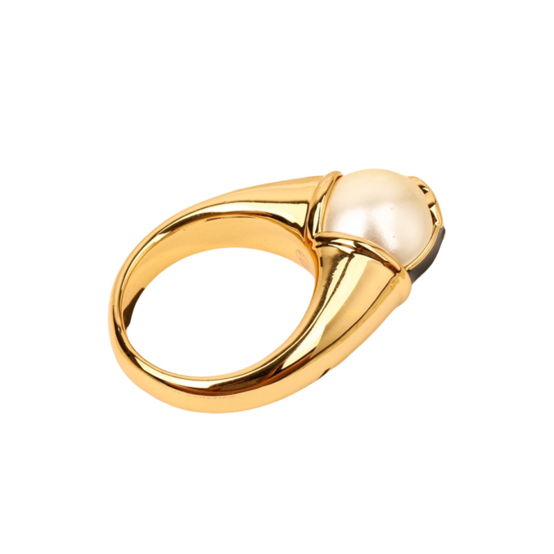 CCR011 Chanel pearl ring - ccjewelryacc