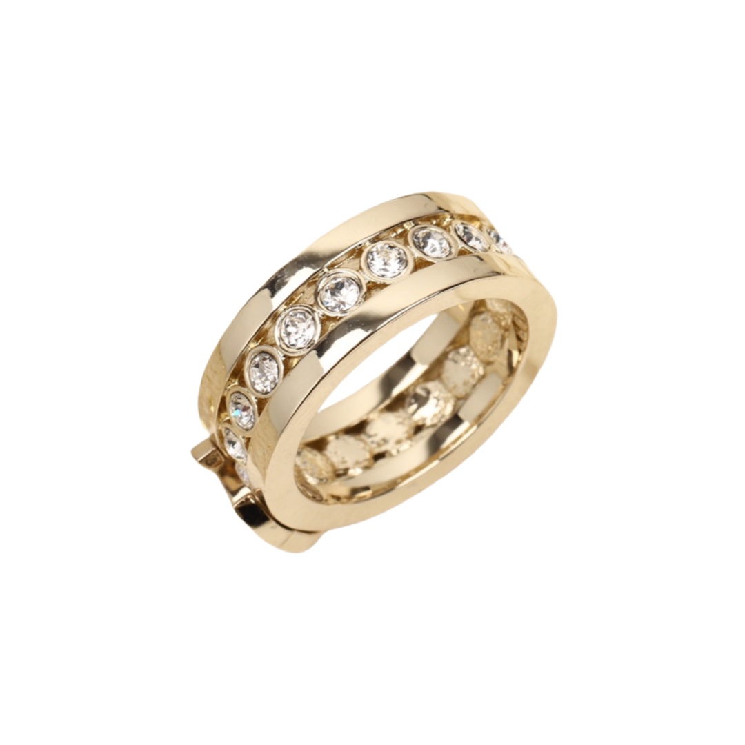 CCR029 Chanel 23K crystal Ring - ccjewelryacc