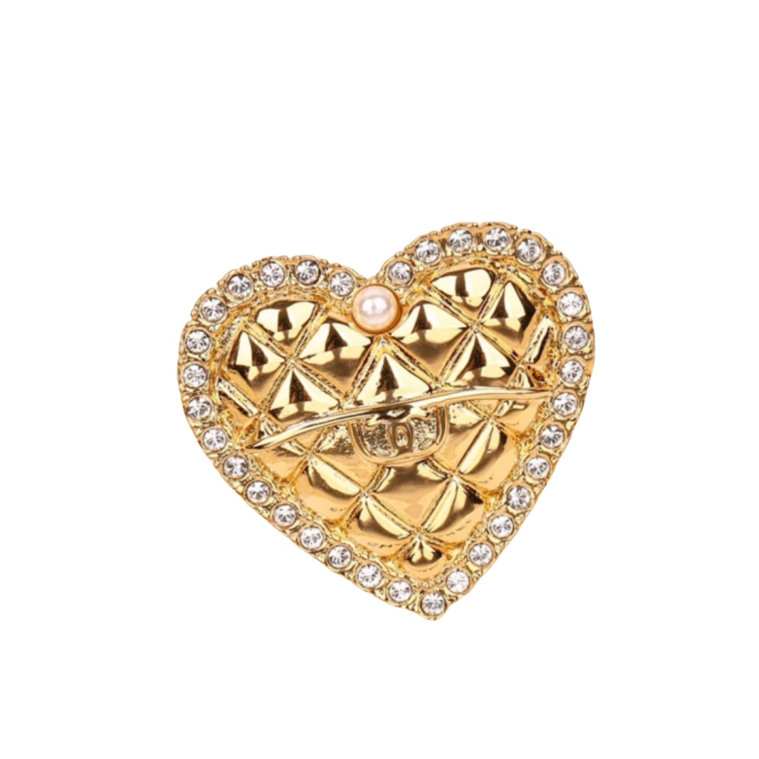 CCR020 Chanel heart ring - ccjewelryacc
