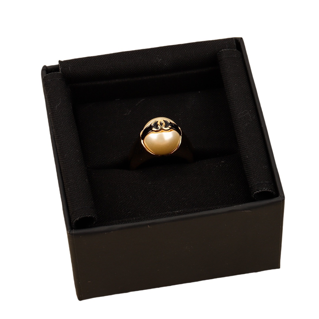 CCR011 Chanel pearl ring - ccjewelryacc