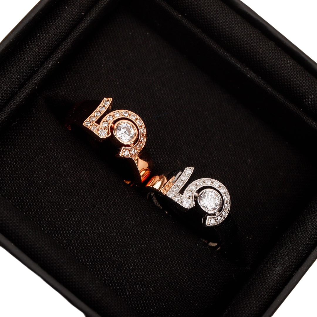 CCRS005  18K White Gold Diamond Eternal No 5 ring - ccjewelryacc