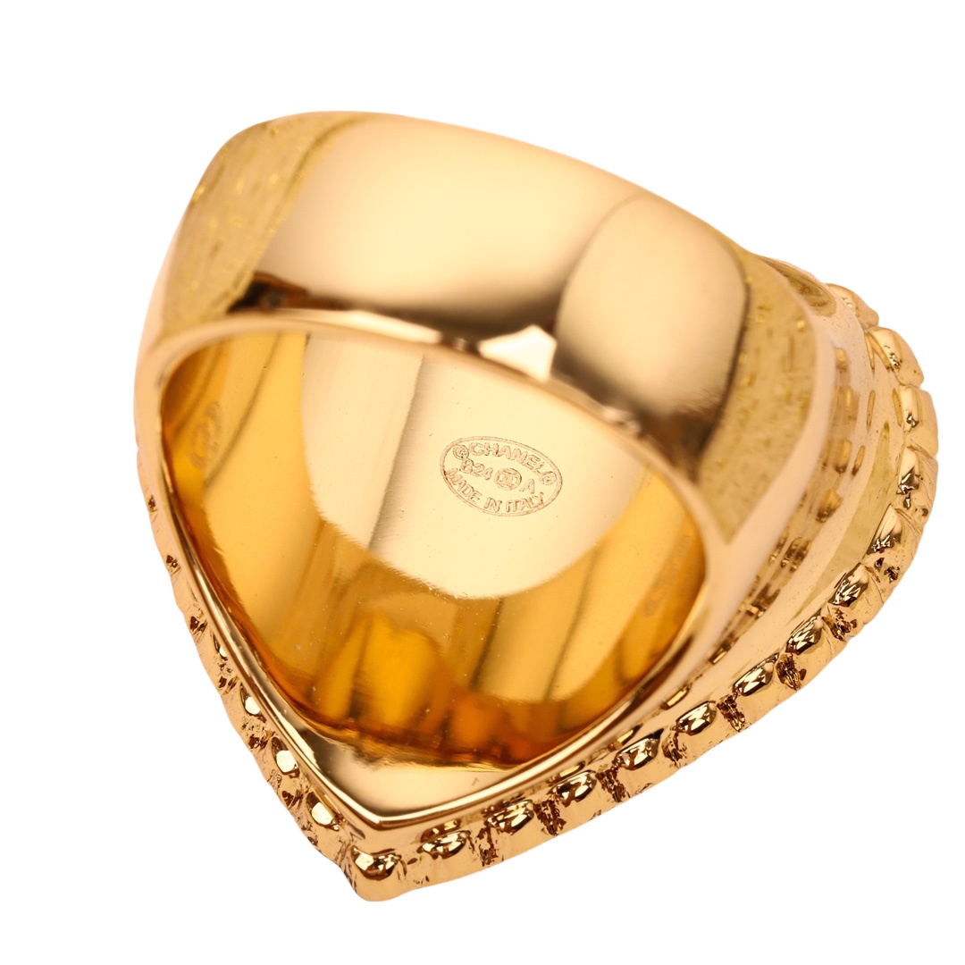 CCR020 Chanel heart ring - ccjewelryacc
