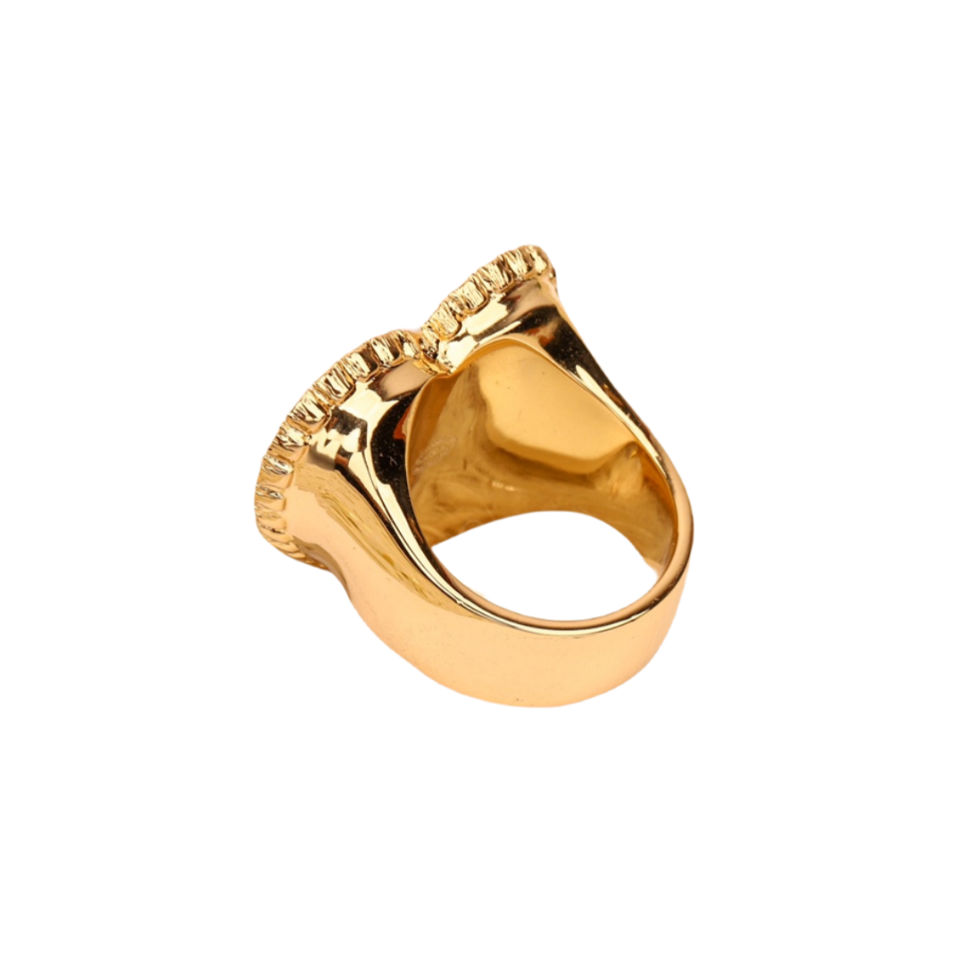 CCR020 Chanel heart ring - ccjewelryacc