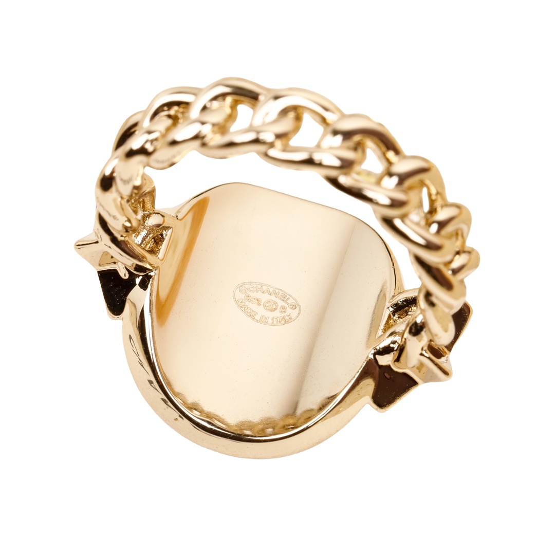 CCR059  Chanel 23B Round star cc Ring - ccjewelryacc