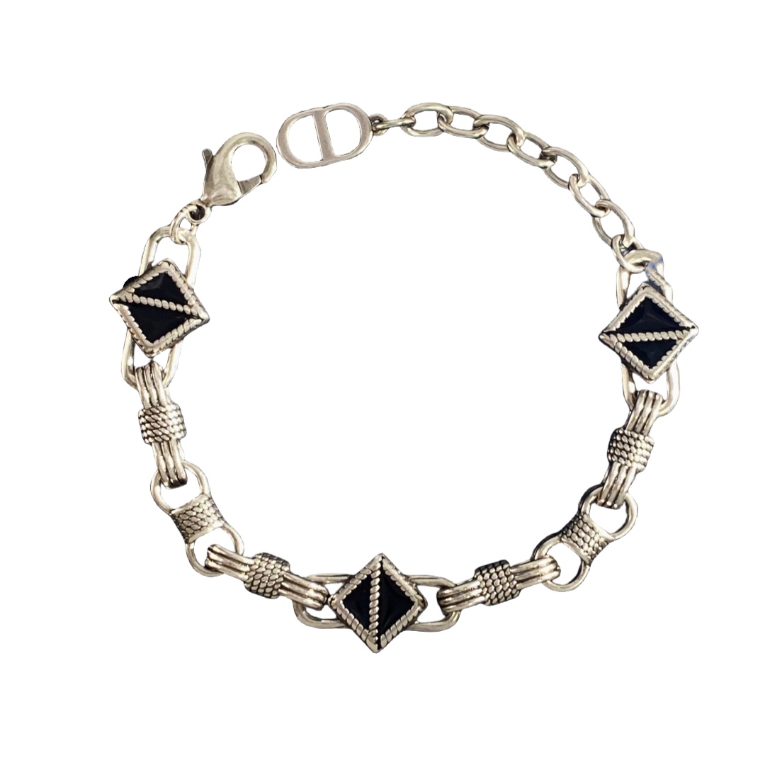 CDS012 Dior CD Chain Link Bracelet - ccjewelryacc