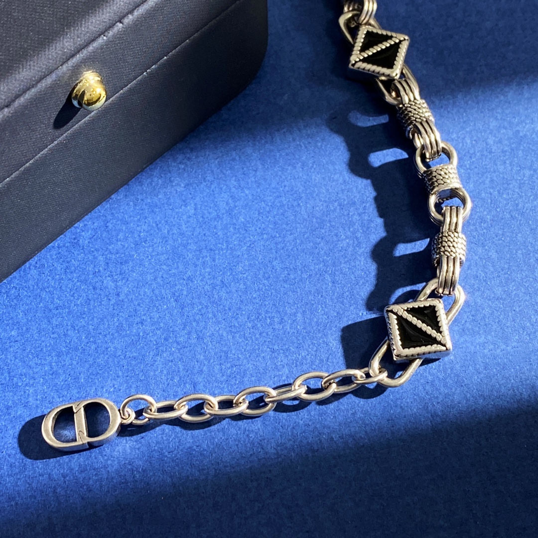 CDS012 Dior CD Chain Link Bracelet - ccjewelryacc