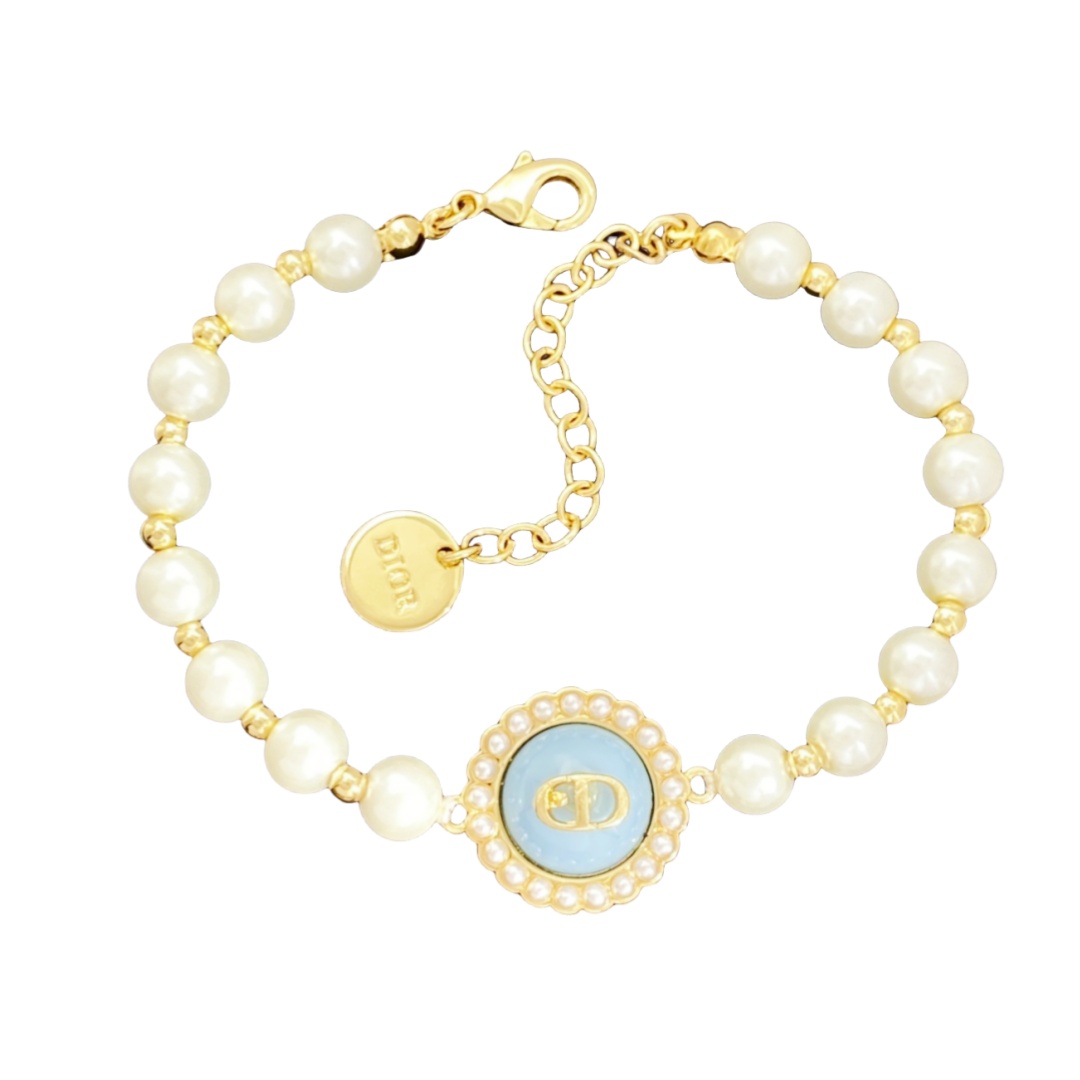 CDS005 Dior Petit CD Baroque Bracelet - ccjewelryacc