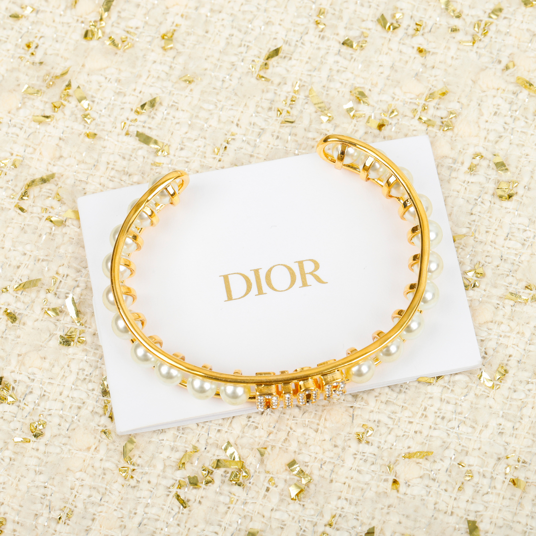 CDS019 christian dior pearl bracelet - ccjewelryacc