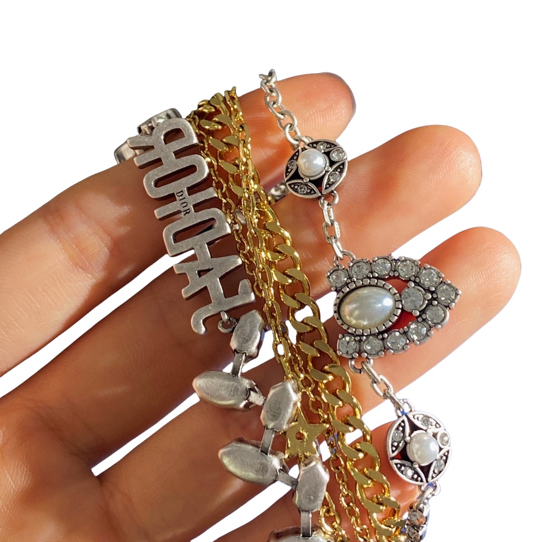 CDS009 christian dior chain Charms bracelet - ccjewelryacc
