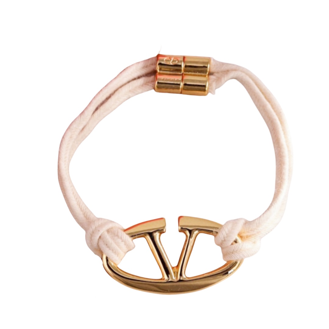 VTS010  Metal Rope V logo bracelet - ccjewelryacc