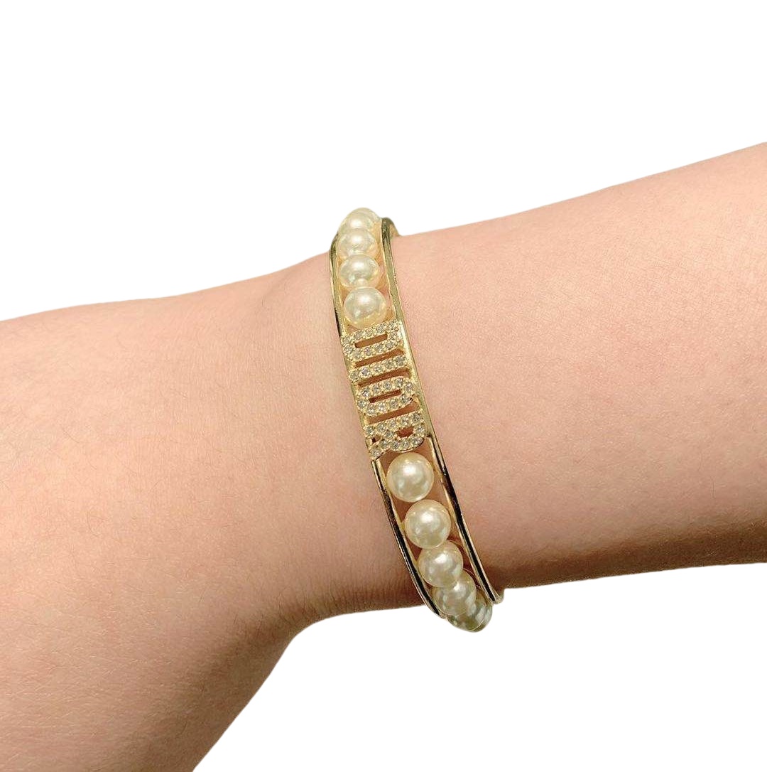 CDS019 christian dior pearl bracelet - ccjewelryacc