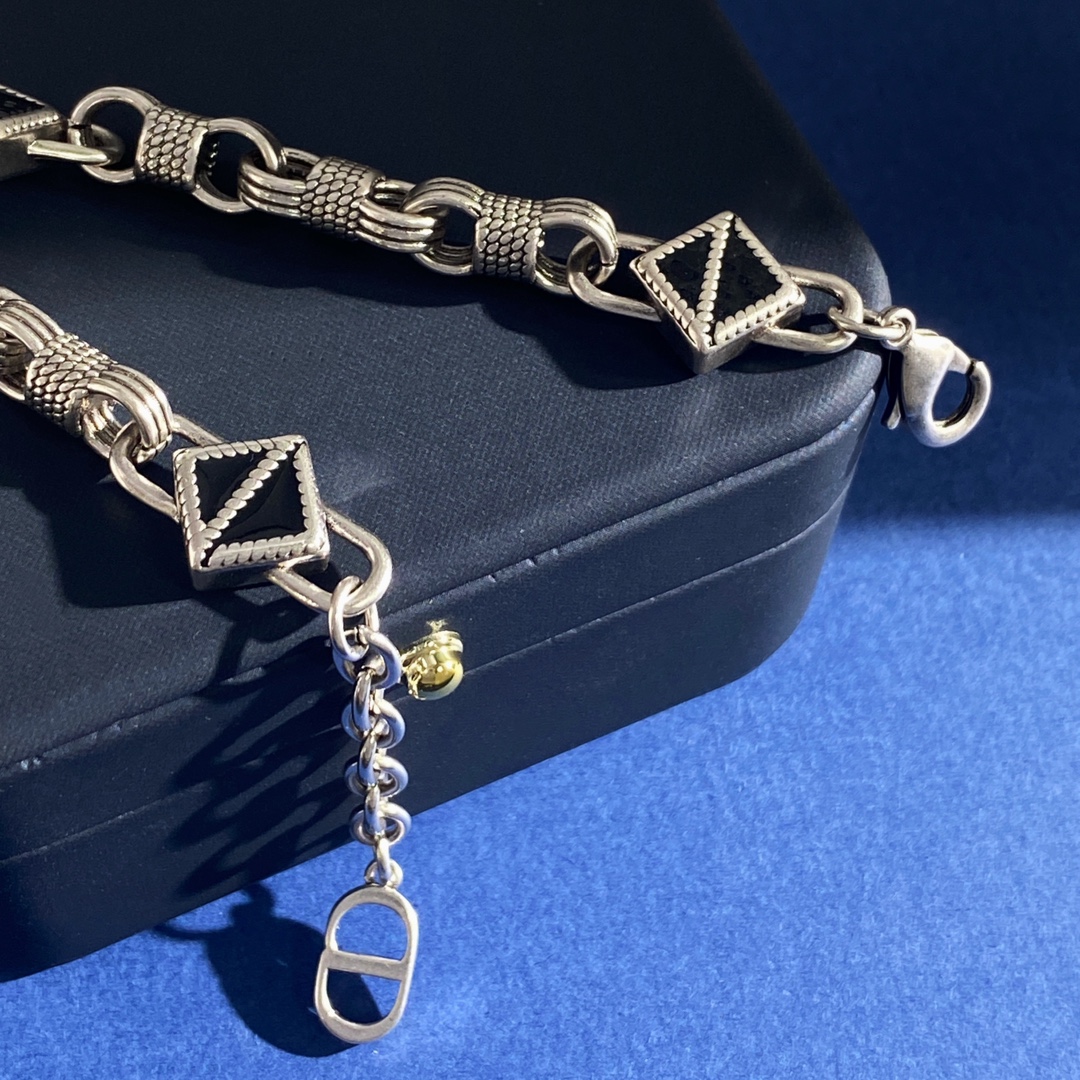 CDS012 Dior CD Chain Link Bracelet - ccjewelryacc