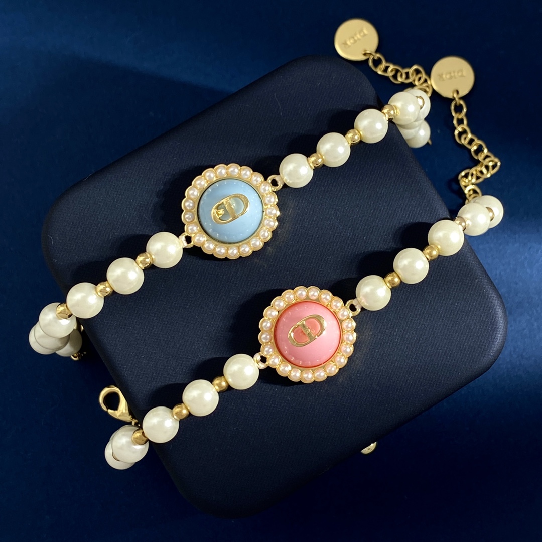 CDS005 Dior Petit CD Baroque Bracelet - ccjewelryacc