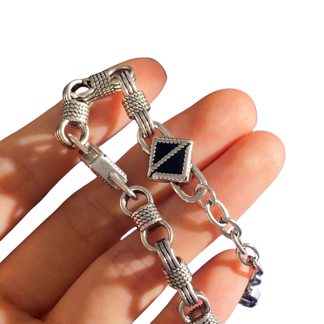 CDS012 Dior CD Chain Link Bracelet - ccjewelryacc
