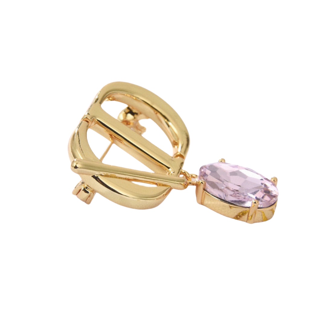 CDB061 Dior logo brooch - ccjewelryacc