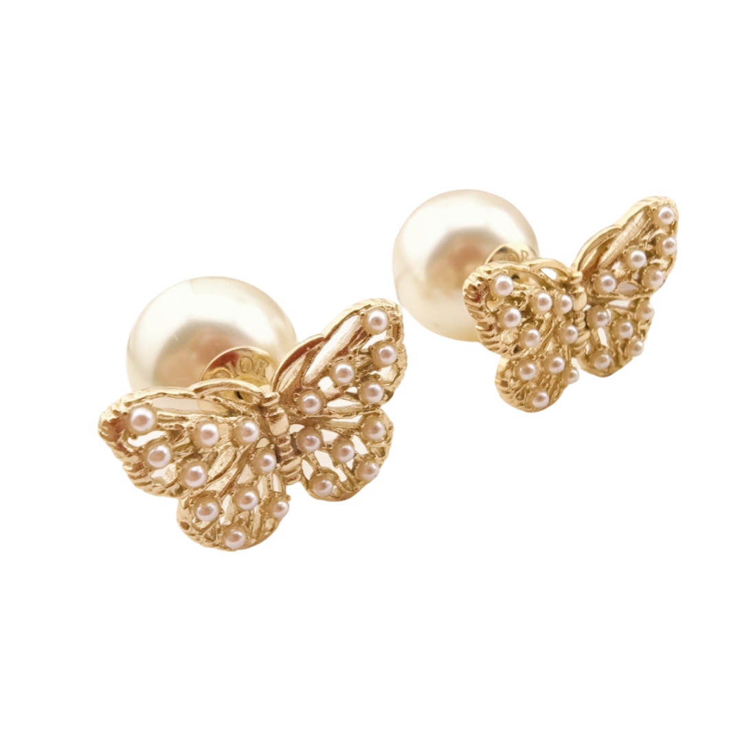 CDE166 Dior butterfly Tribales earrings for women - ccjewelryacc