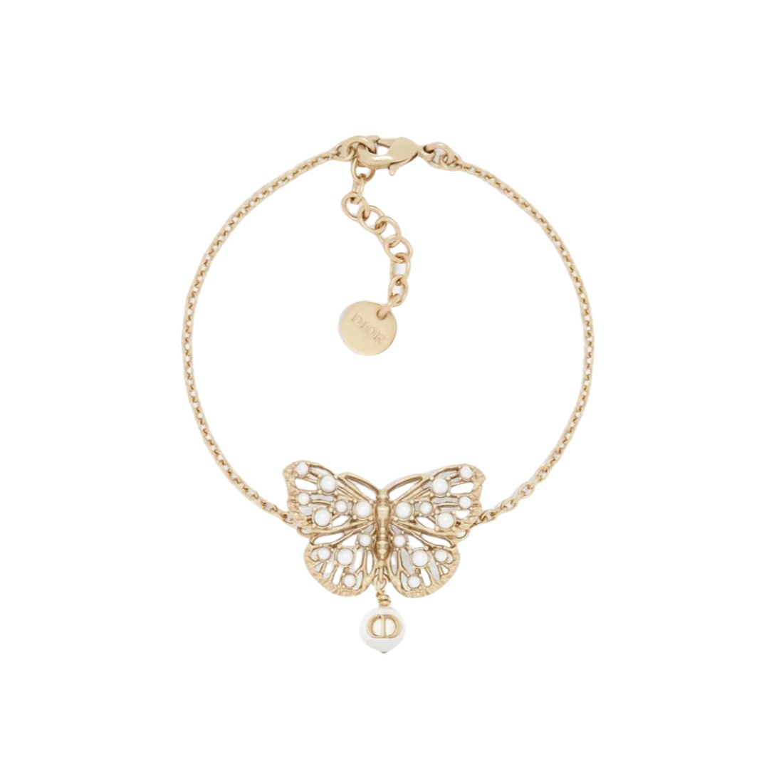 CDS020 Dior Toile de Jouy Papillon butterfly bracelet - ccfashionjewelry