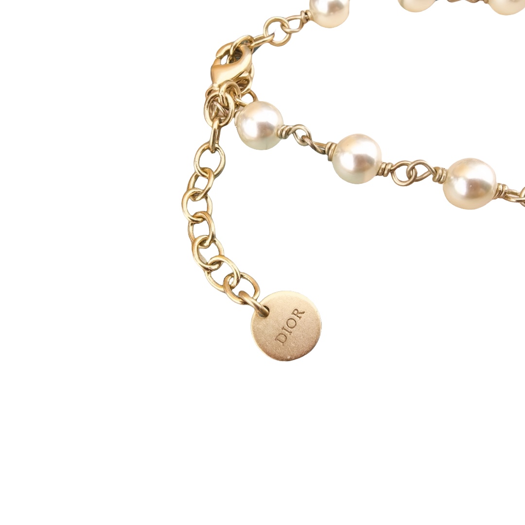 CDN069 Dior Toile De Jouy Papillon necklace - ccjewelryacc