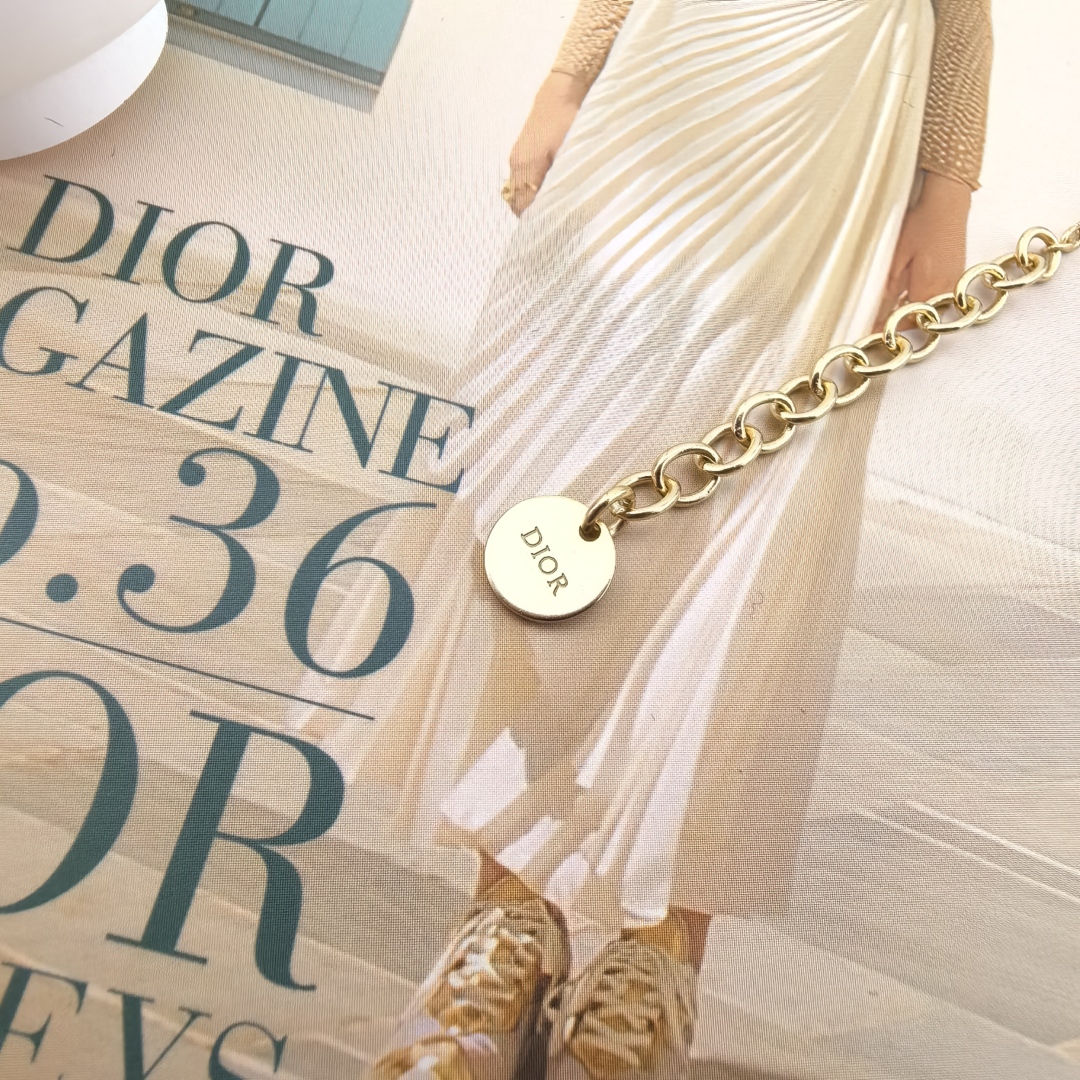 CDS020 Dior Toile de Jouy Papillon butterfly bracelet - ccjewelryacc