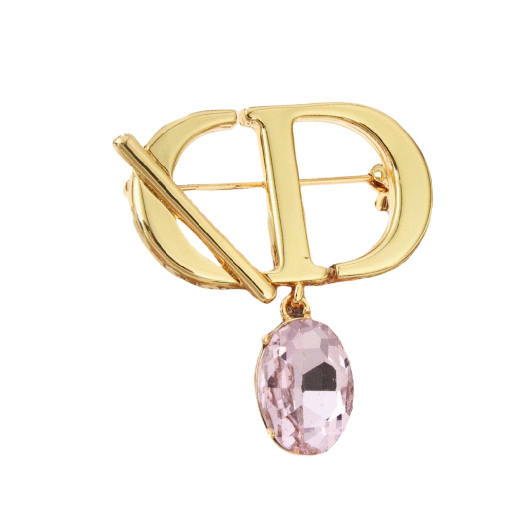 CDB061 Dior logo brooch - ccjewelryacc