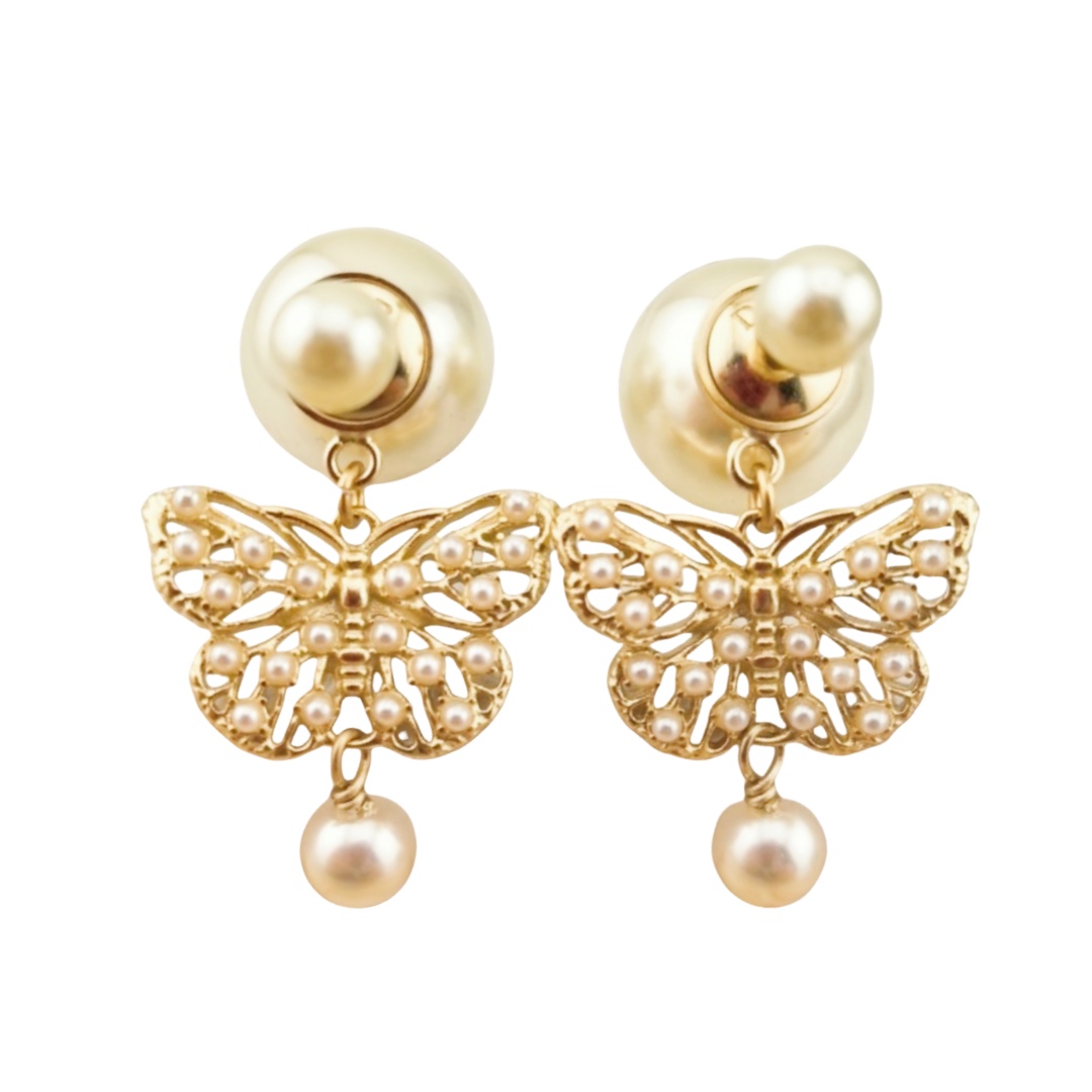 CDE158 Dior butterfly tribales earrings for women - ccjewelryacc