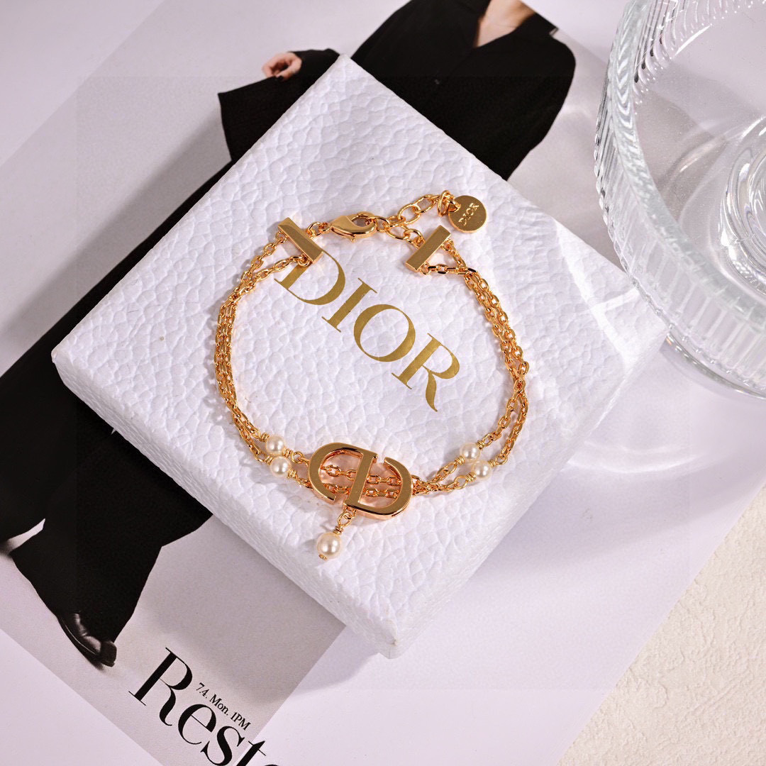 CDS015 Dior 30 Montaigne CD bracelet - ccjewelryacc