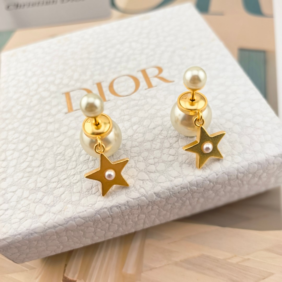 CDE162 Dior star Tribales earrings for women - ccjewelryacc