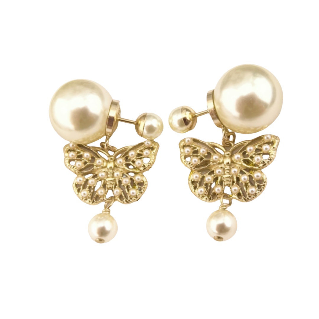 CDE158 Dior butterfly tribales earrings for women - ccjewelryacc