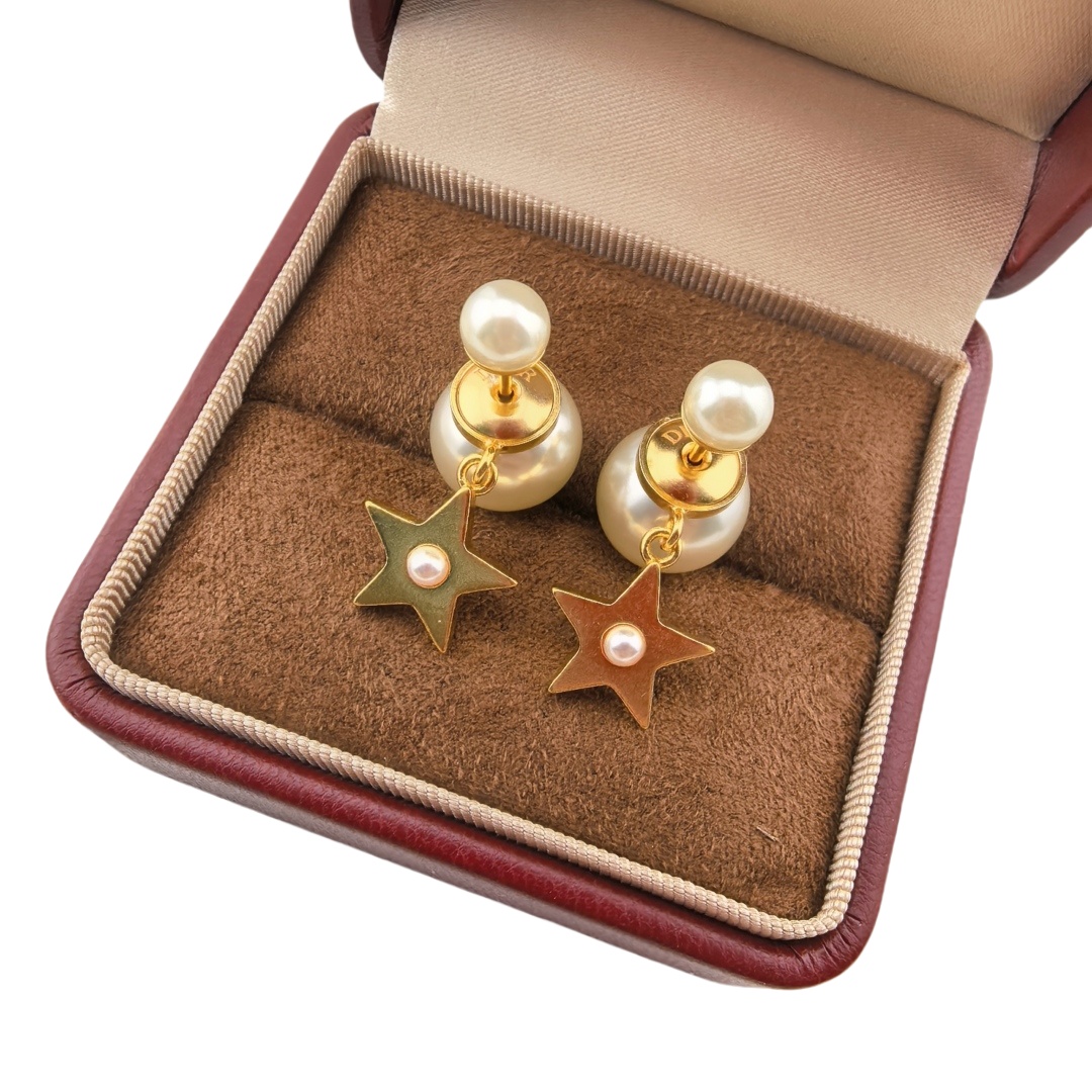 CDE162 Dior star Tribales earrings for women - ccjewelryacc
