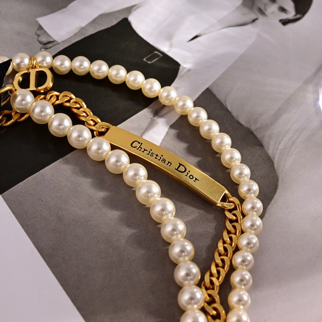 CDN048 Dior Le Noeud de Dior necklace - ccjewelryacc