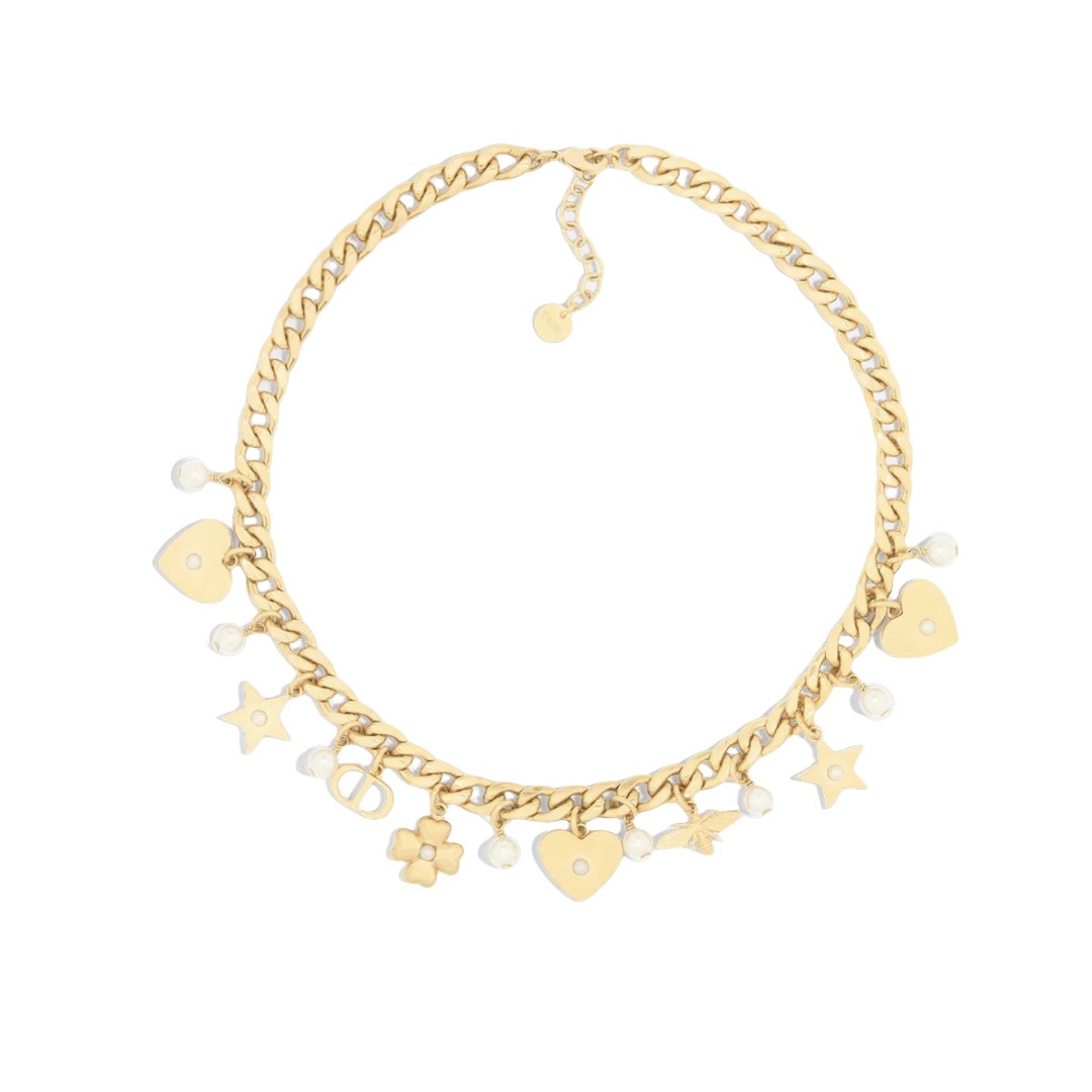 CDN062 Dior Lucky Dior choker necklace - ccjewelryacc
