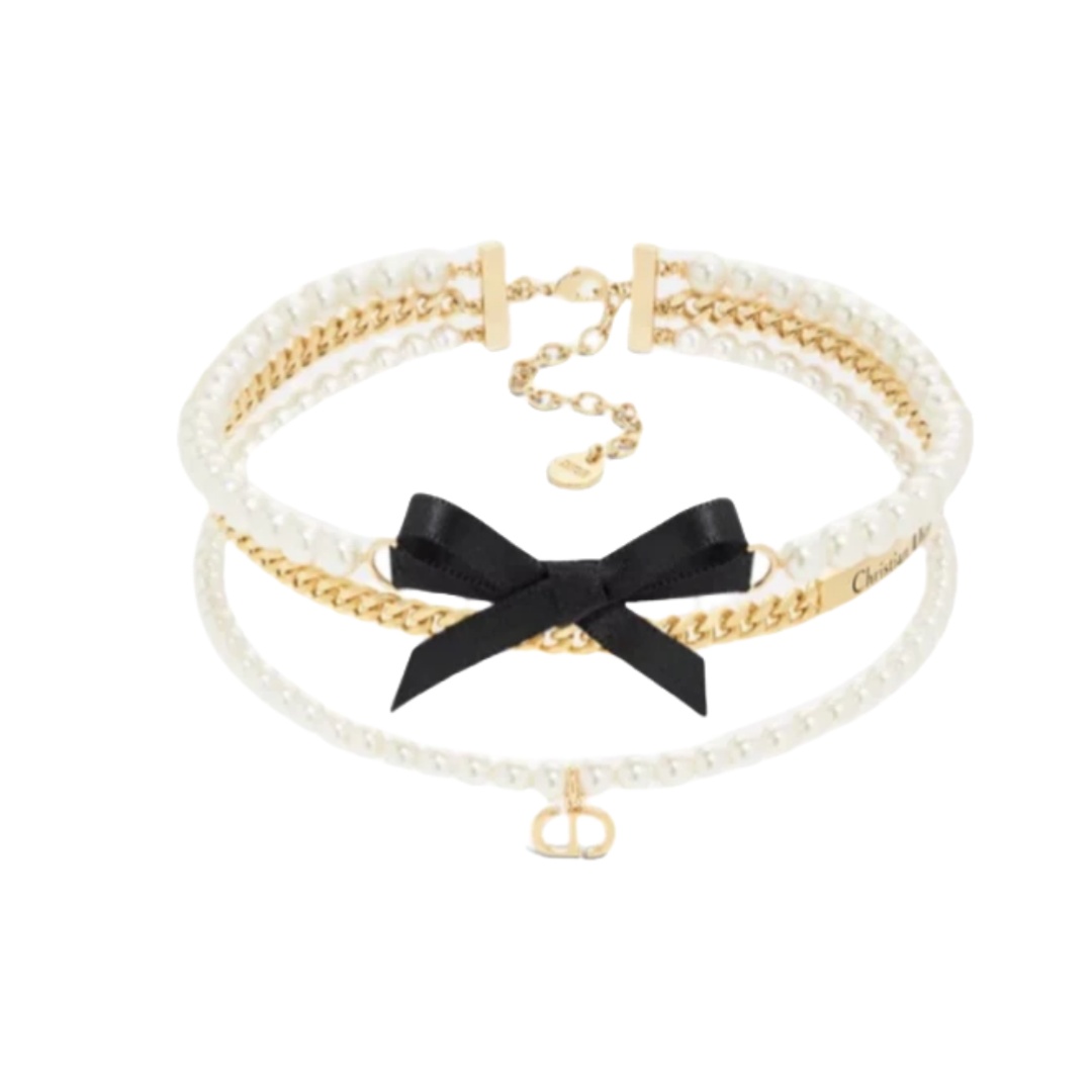 CDN048 Dior Le Noeud de Dior necklace - ccjewelryacc