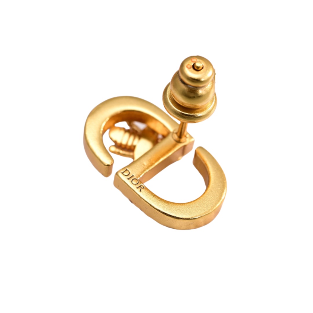 CDE172 Dior Petit CD Bee stud earrings - ccjewelryacc