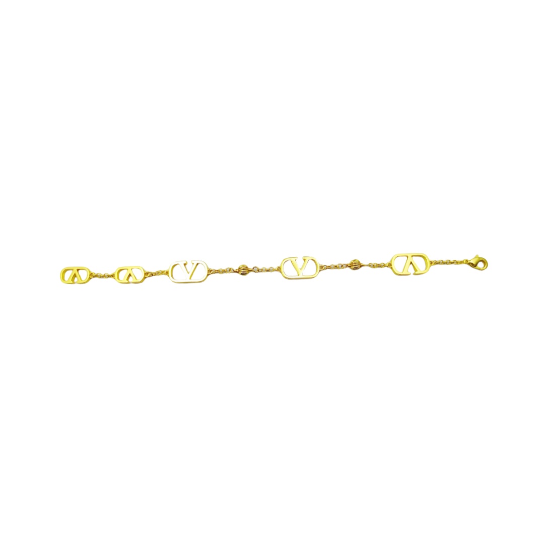 VTS031 Valentino Garavani logo bracelet - ccjewelryacc