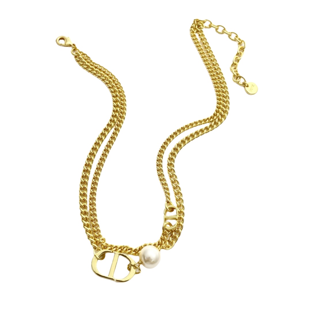 CDN070 Dior necklace choker - ccjewelryacc
