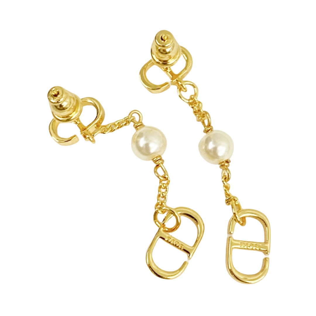 CDE214 Dior Petit cd tassels earrings - ccjewelryacc