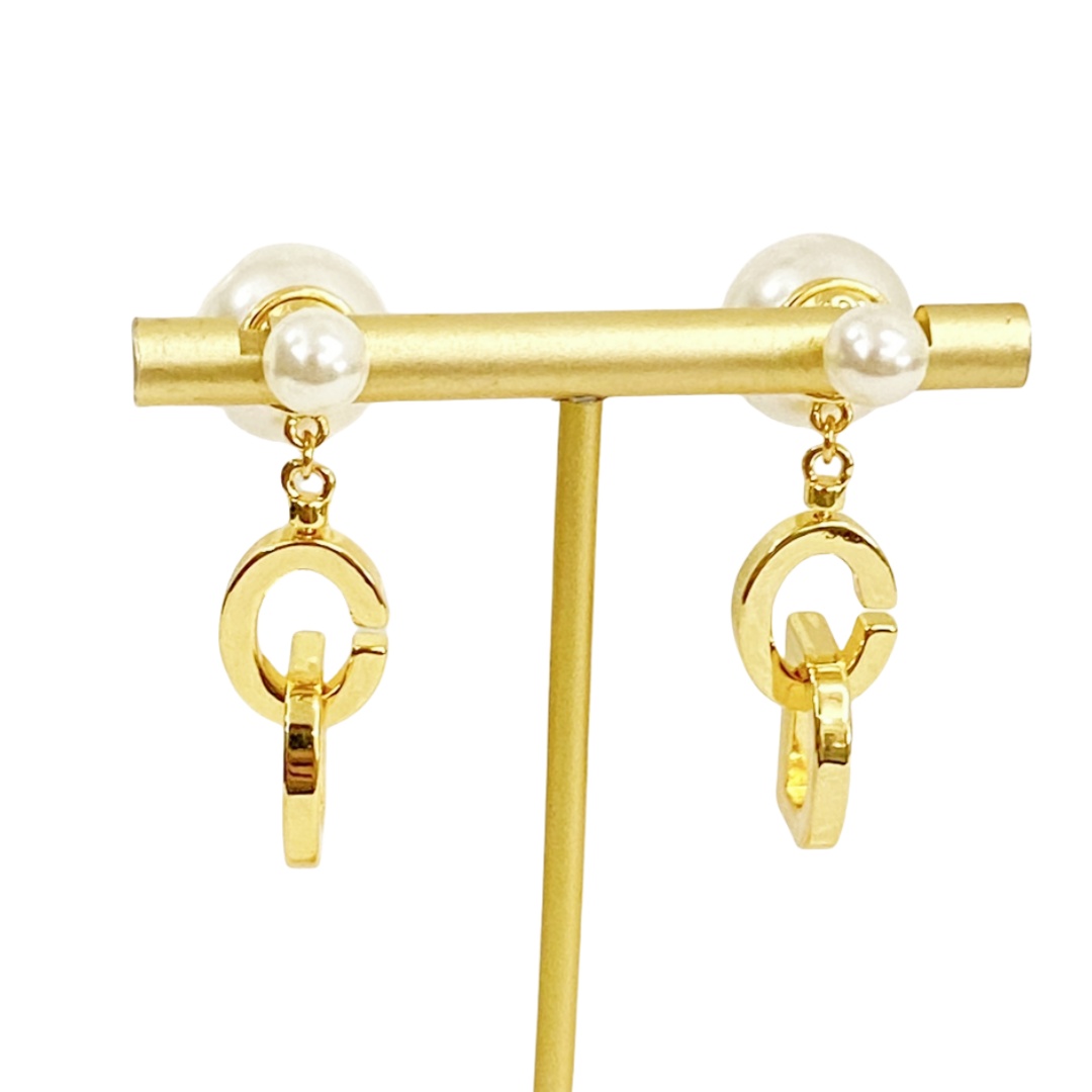 CDE213 CD pearl earrings - ccjewelryacc