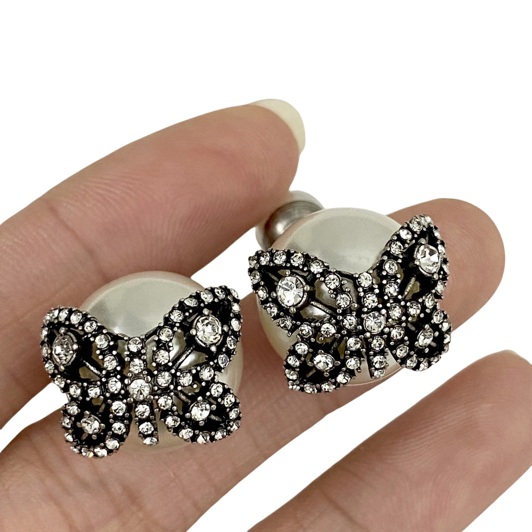 CDE215 Dior butterfly earrings - ccjewelryacc