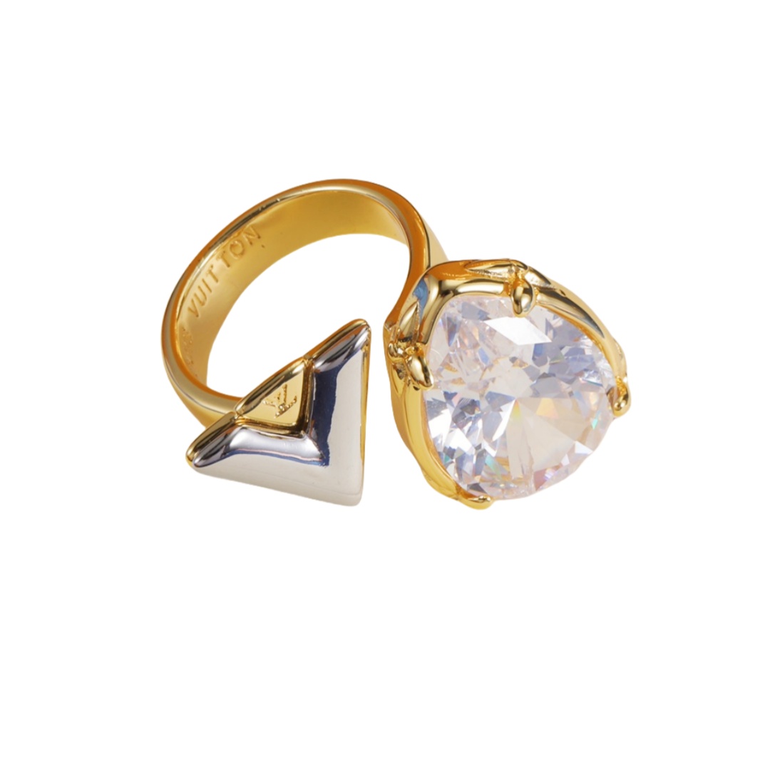LVR011 V for Vuitton Ring - ccjewelryacc