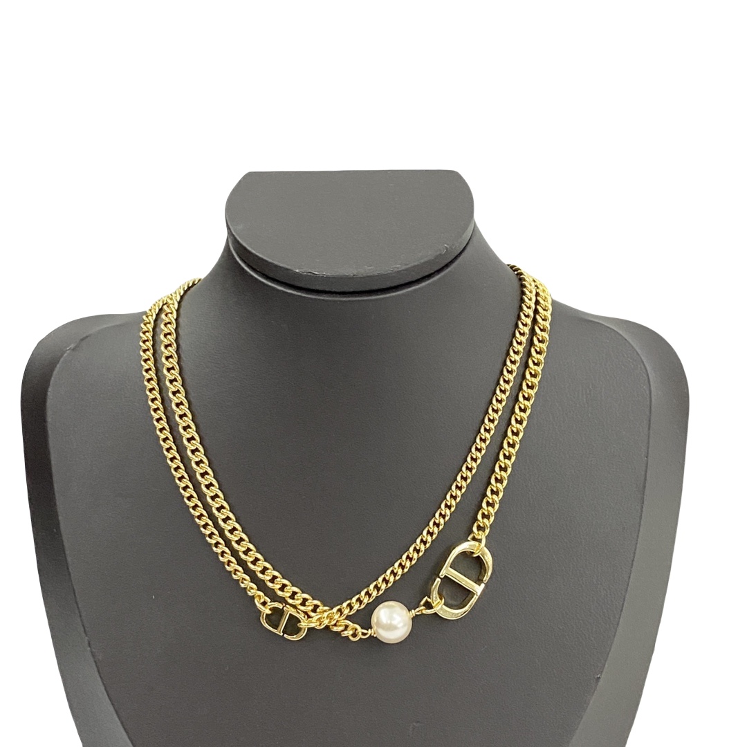 CDN070 Dior necklace choker - ccjewelryacc