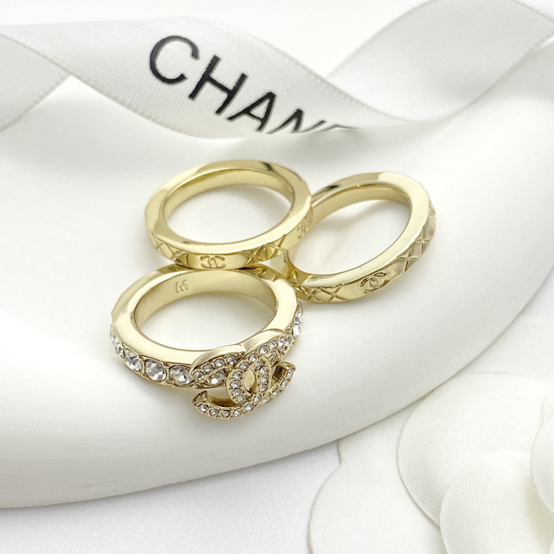 CCR022 chanel stacking rings - ccjewelryacc