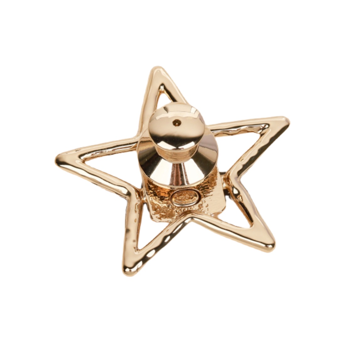 BCB561 Chanel embossment enamel perfume bottle star brooch pin - ccfashionjewelry